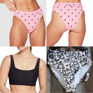 TRIPLE SWIM MATCHUP: NWT- Billabong & Old Navy Bikini Bottoms + Calia Bikini Top
